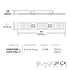 BlackJack Grid 3 Panel Vanity Light