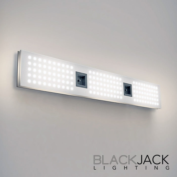 BlackJack Lighting Grid 3 Panel Vanity