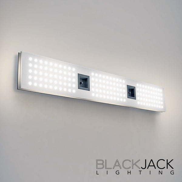 BlackJack Lighting Grid 3 Panel Vanity