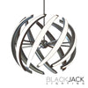 BlackJack Swirl 9-arm LED Pendant Light